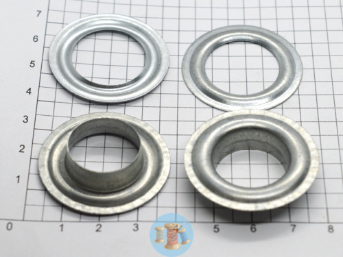  Розн.уп.Люверсы 20 мм оцинкованные (уп.10 шт)  ТриКатушки