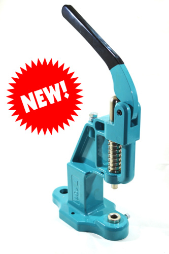  Пресс PRESMAK ТЕР-2 (T-101) NEW для установки фурнитуры универсальный цв.БИРЮЗОВЫЙ (УЦЕНКА)  ТриКатушки