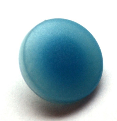  Пластиковая крышка (1 часть кнопки) 17мм цв. бирюза (уп 720шт)  ТриКатушки