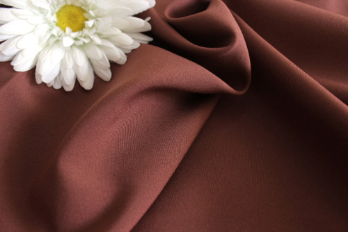  Ткань Габардин стрейч арт.1000 ,ш.150см., 270 гр/мп., №903 коричневый  ТриКатушки