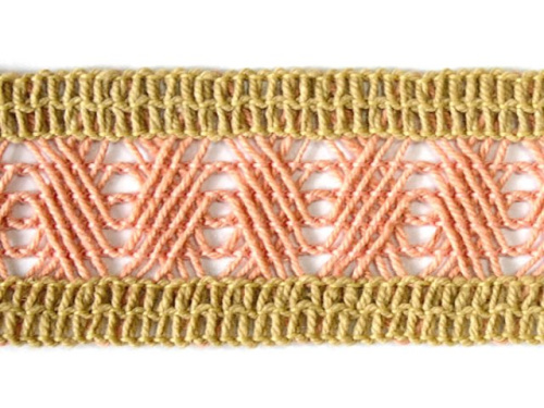  101- 3KJ тесьма декоративная ширина 35мм (упаковка 20 ярдов = 18,3 метра)  ТриКатушки