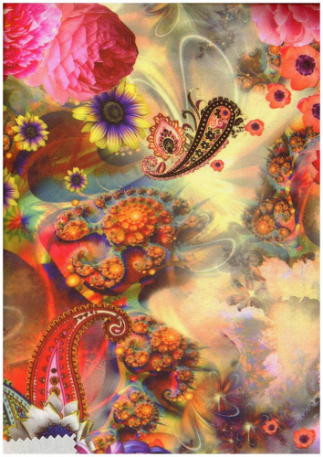  Ткань 4020 Неопрен принт цв. 14  ТриКатушки