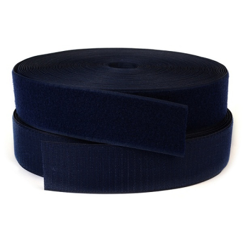  Лента-контакт (липучка велкро) пришивная 20мм  цв. Синий ,1 метр  ТриКатушки