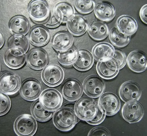 Пуговица КЛ 11-2 цв.прозрачный  (уп 1000шт)  ТриКатушки