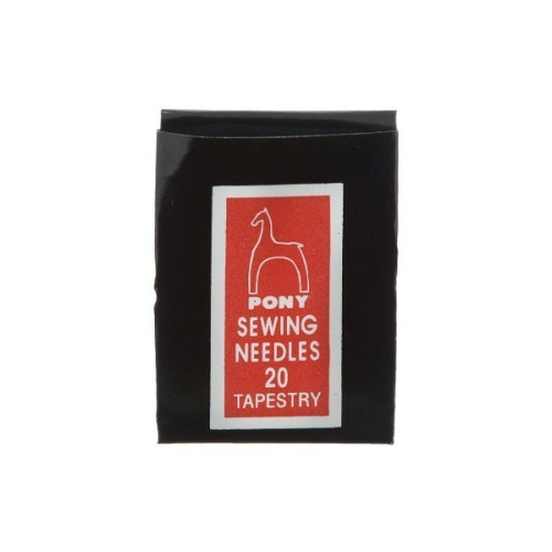  05158 Иглы для гобеленовых и трикотажных тканей № 20, 25 шт PONY  ТриКатушки