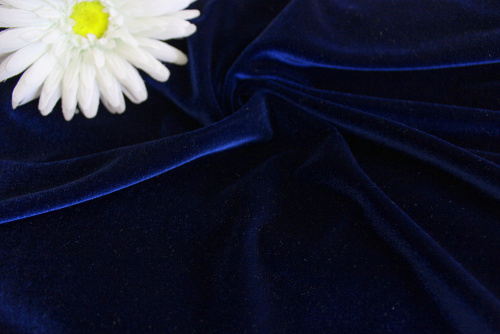  Ткань 3005 Бархат стрейч, ш.150см., №701  ТриКатушки