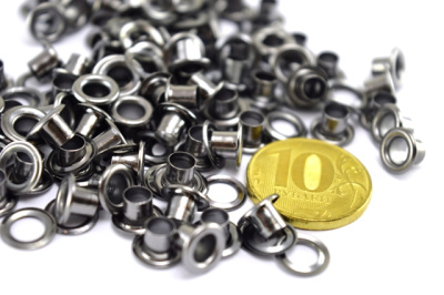  Люверсы №2 4мм нерж. Черный Никель (уп 5000шт) NEW STAR  ТриКатушки