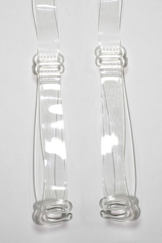  Бретели силиконовые 08мм (упаковка 100 пар)  ТриКатушки