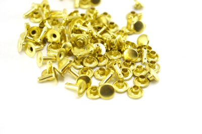  НЕРЖ. Хольнитены 7*7 золото (упак.50 шт.) "Proknopka"  ТриКатушки