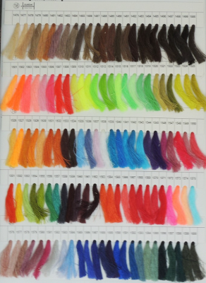 Карта цветов ниток EURON №1 А,С на нитки универс.,армир.4