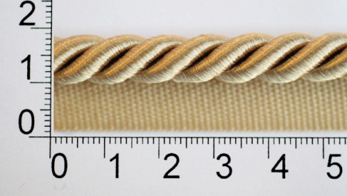  А-08-А3 (кант витой 08мм цв.тёмное золото.) уп.25м  ТриКатушки