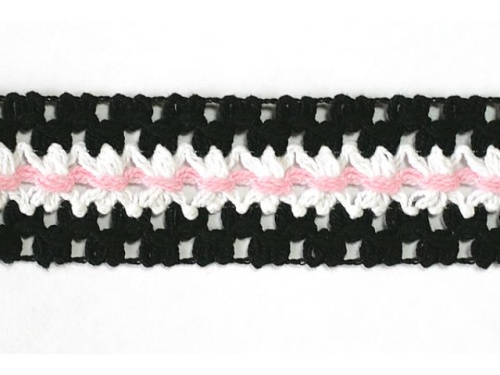  106-10KJ тесьма декоративная ширина 27мм (упаковка 20 ярдов = 18,3 метра)  ТриКатушки