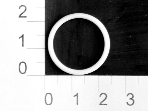  2000S белый Кольцо пластик d=20мм (упаковка 1000 штук)  ТриКатушки