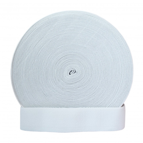  Резинка 14159 EkoflexТканая 50мм Support (25м) цв. цв.Белый  ТриКатушки