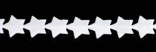  0385-6062 белый Тесьма, ширина 09мм (намотка 25 ярдов = 22,86 метра)  ТриКатушки