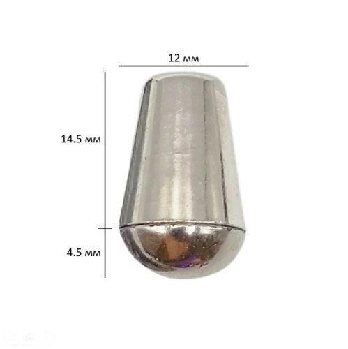  Концевик под металл арт.8377 цв никель (уп 1000шт)  ТриКатушки