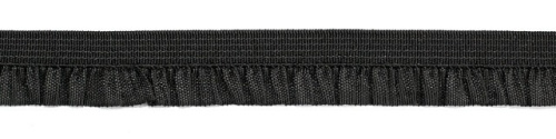  6438-13 черный резинка бельевая 13мм (намотка 144 ярда = 131,7 метра)  ТриКатушки
