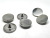  Шляпка плоская к кнопке 20 мм (Нержавеющие) цв.Никель (уп.10/100 шт)  ТриКатушки