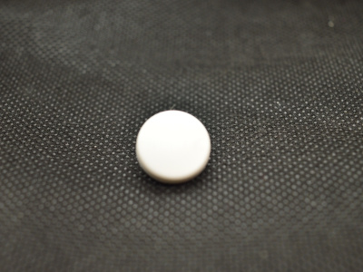  Кнопка с пластиковой крышкой 12,5 мм №54 (уп. 20 шт)цв.306 Молочный ProKnopka  ТриКатушки