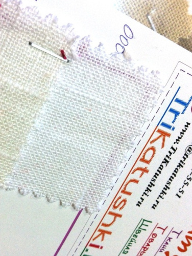  Лен костюмный меланж 1055, цв.000 белый  ТриКатушки