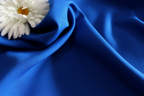  Ткань Габардин стрейч арт.1000 ,ш.150см., 270 гр/мп., №709 цв.Синий  ТриКатушки