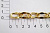 UX 011С цепь алюминий цв. 18К gold (упаковка 10 метров)