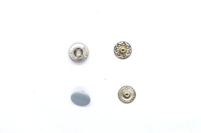  Кнопка Альфа 15мм сталь цв. 314/св.серый (уп 720 шт) Tals(Турция)  ТриКатушки