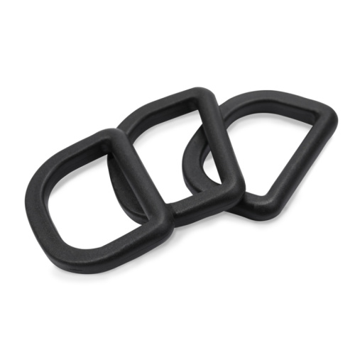  Полукольцо 25мм пластик цв.черный (уп.50/100/500 шт)  ТриКатушки
