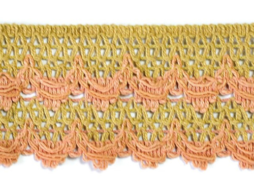  104- 4KJ тесьма декоративная ширина 50мм (упаковка 20 ярдов = 18,3 метра)  ТриКатушки