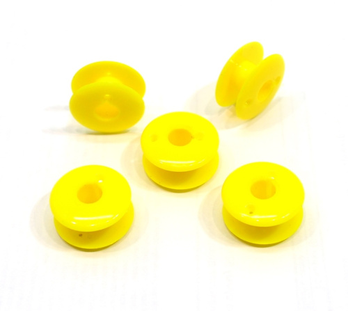  Шпулька для швейной машины цв. Жёлтый (уп. 5 шт) ProKnopka  ТриКатушки