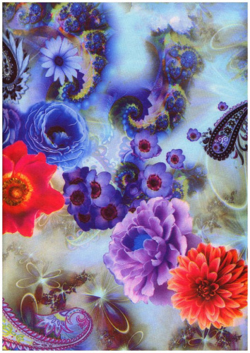  Ткань 4020 Неопрен принт цв. 16  ТриКатушки