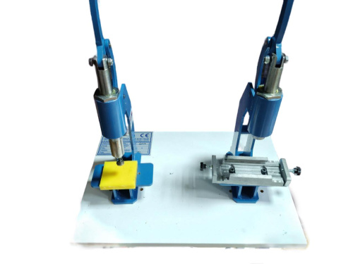  Пресс для обтяжки пуговиц Двойной Механический  PRESMAK DKP 4125 Со СТОЛОМ  ТриКатушки