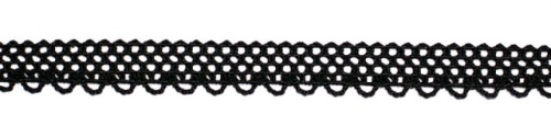  5543 черный резинка бельевая 11мм (намотка 144 ярда = 131,7 метра)  ТриКатушки