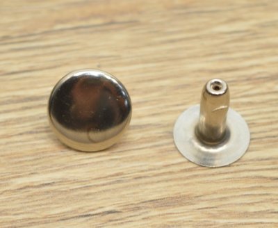  Хольнитены Усиленные 12х12мм №123 (75) Никель (упак.2000шт.) Tals(Турция)  ТриКатушки