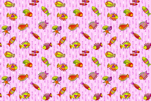  Ткань Taffeta Print 190T PU1000 мм , клубника  ТриКатушки