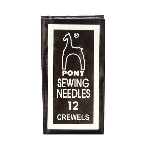  04162 Иглы для вышивания и бисера № 12, 25 шт PONY  ТриКатушки
