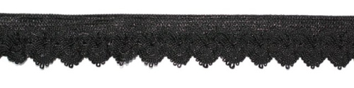  5368 черный резинка бельевая 16мм (намотка 144 ярда = 131,7 метра)  ТриКатушки