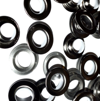 Люверсы №28 13мм нержавейка цв.Черный Никель (уп 1000шт) NEW STAR  ТриКатушки