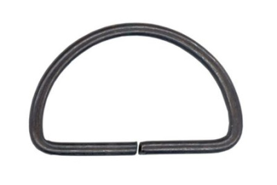  Полукольцо металлическое 35мм цв. оксид (уп.1000шт.)  ТриКатушки