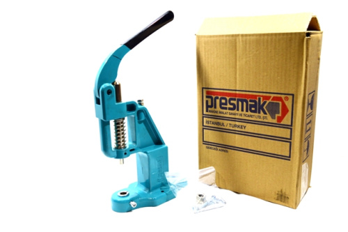  Пресс PRESMAK ТЕР-2 (T-101) NEW для установки фурнитуры универсальный цв.БИРЮЗОВЫЙ (УЦЕНКА)  ТриКатушки