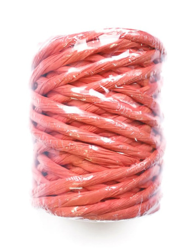  Шнур для упаковки "бумага" 5мм (упаковка 14 метров) цв. №10 терракот  ТриКатушки