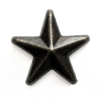  279-W черный никель 9мм Украшение на шипах "клепка" металл (упаковка 10000 штук)  ТриКатушки