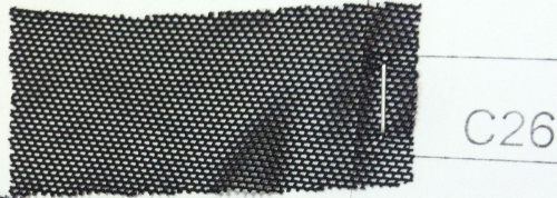  Сетка-стрейч с лайкрой цв. 26 черный  ТриКатушки