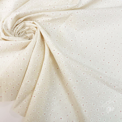  Хлопок клетка флок арт 2098 цв. 001 (92% Хлопок, 8%ЭЛ), 220г/м. пог  ТриКатушки