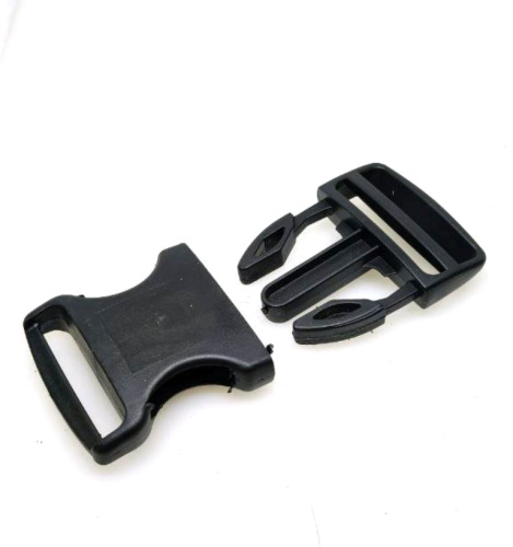  Фастекс (защелка-трезубец) F140 (ЗАКРЫТЫЙ) (40мм) цв.Черный ПП (уп.10/100/1000 шт)  ТриКатушки