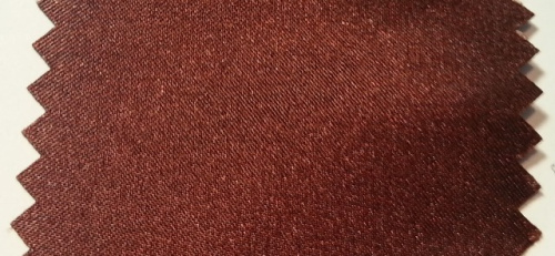  Ткань 2001 Атлас Стрейч, №913 коричневый    ТриКатушки