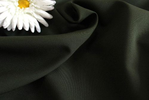  Ткань Габардин стрейч арт.1000 ,ш.150см., 270 гр/мп., №626 цв. темный хаки  ТриКатушки