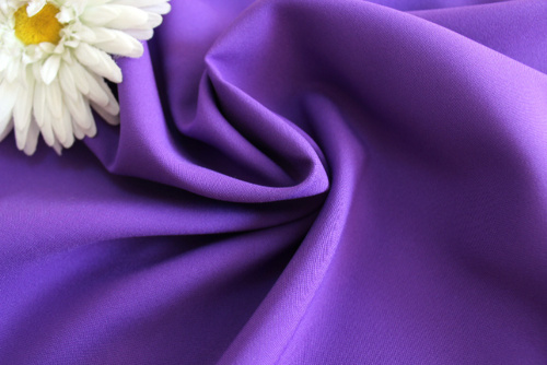  Ткань Габардин стрейч арт.1000 ,ш.150см., 270 гр/мп., №309 цв. фиолетовый  ТриКатушки