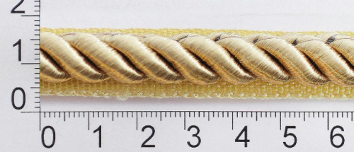  0371-6078 Кант витой 25мм (упаковка 50 метров) золото  ТриКатушки