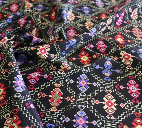  Габардин принт арт 1010 цв 9 э , Плотность 270г/м.пог, ширина 150 см, состав 100% ПЭ  ТриКатушки